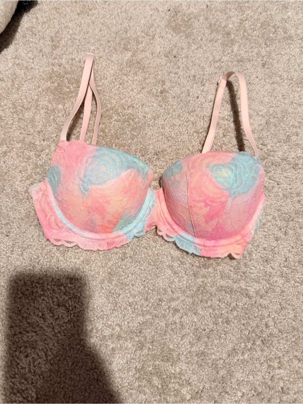 Victoria’s Secret Pink  Women’s Cotton Candy Lace Push-Up Bra - Size 32C